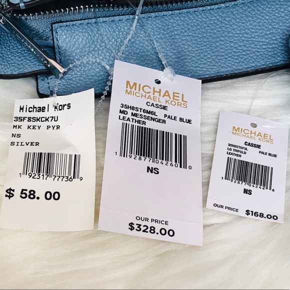 3PCS Michael Kors Cassie Messenger Wallet Charms - Picture 8 of 8